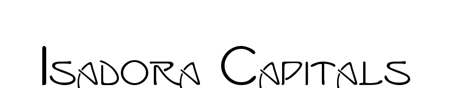 Isadora Capitals Font Download Free